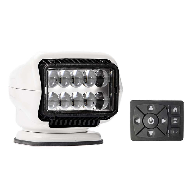 Golight Stryker ST Series Permanent Mount White 12V LED w-Hard Wired Dash Mount Remote