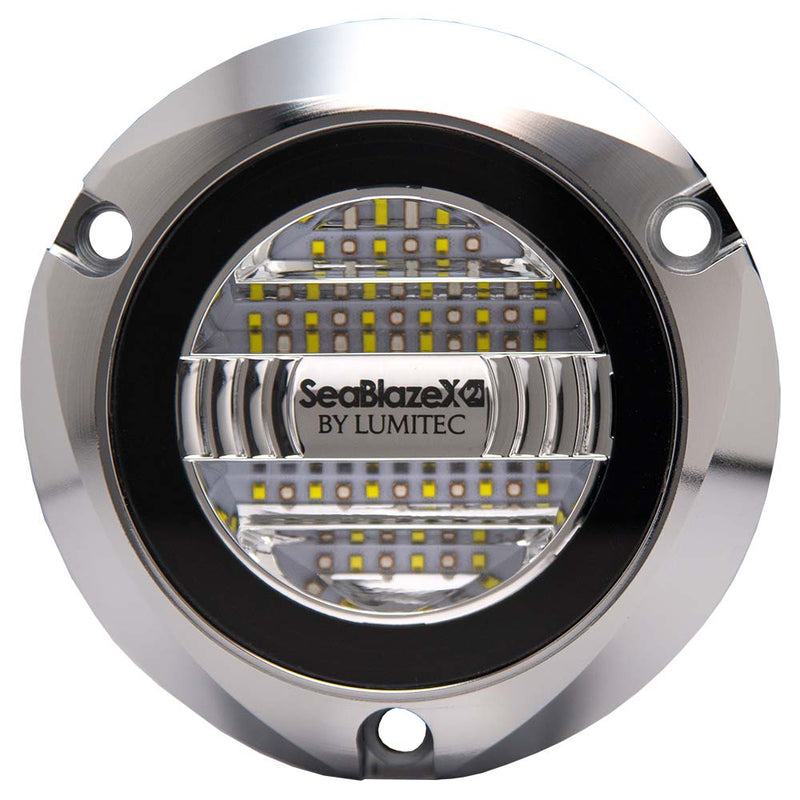 Lumitec Seablaze X2 Spectrum Underwater Light RGBW Polished Housing