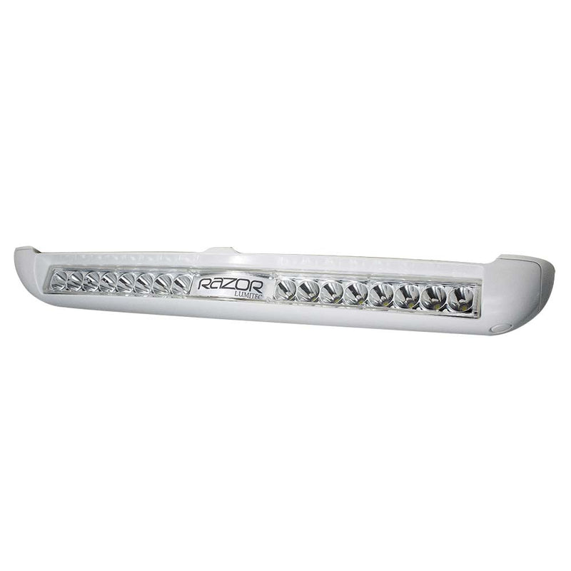 Lumitec Razor Light Bar - Spot - White Housing w-Inverted Logo Flush Mount