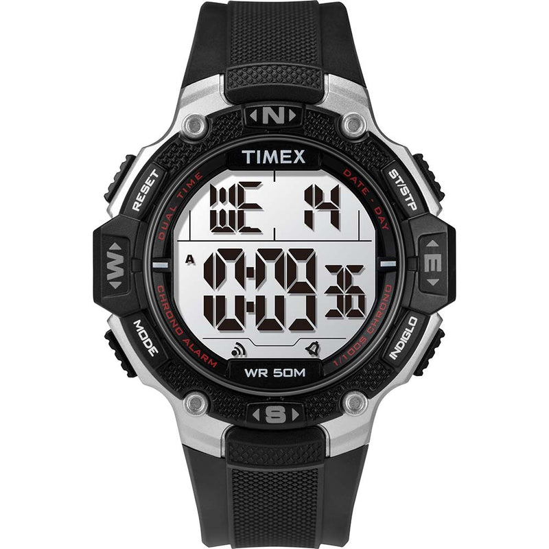 Timex DGTL 42mm Watch - Black Resin Strap