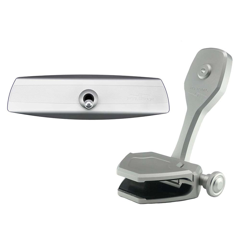 PTM Edge Mirror-Bracket Kit w-VR-140 Elite Mirror & ZXR-300 (Silver)