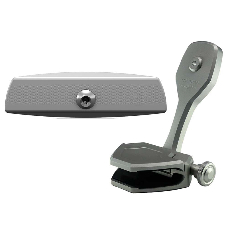 PTM Edge Mirror-Bracket Kit w-VR-140 Elite Mirror & ZXR-300 (Titanium Grey)