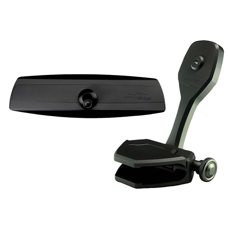 PTM Edge Mirror-Bracket Kit w-VR-140 Elite Mirror & ZXR-300 (Black)