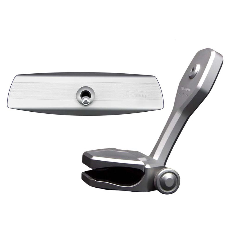 PTM Edge Mirror-Bracket Kit w-VR-140 Elite Mirror & ZXR-320 (Silver)