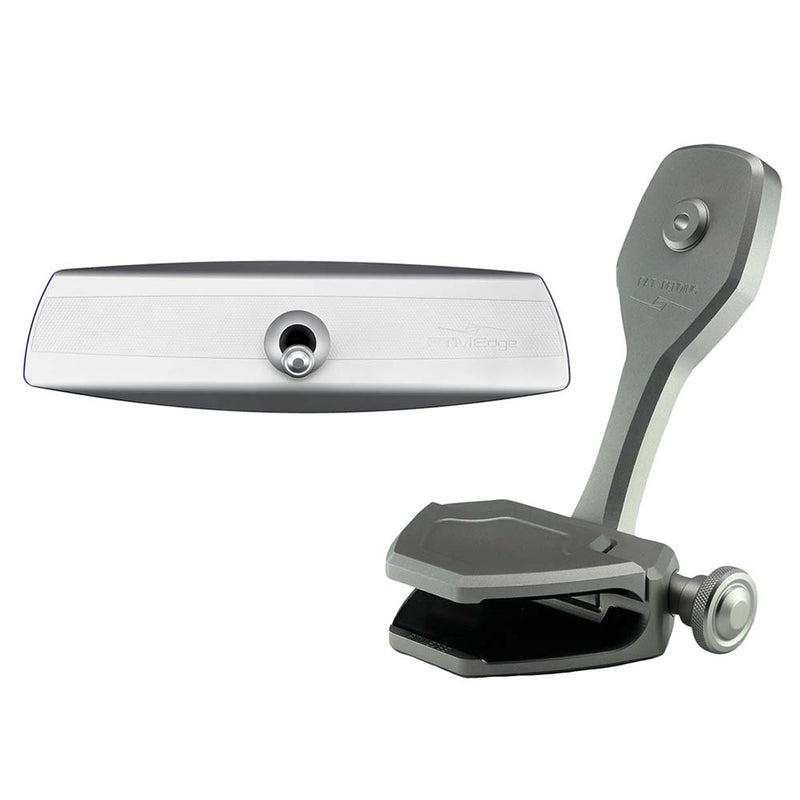 PTM Edge Mirror-Bracket Kit w-VR-140 Elite Mirror & ZXR-360 (Silver)