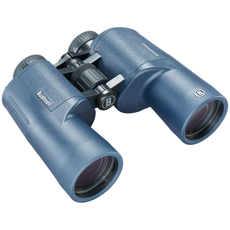 Bushnell 7x50mm H2O Binocular - Dark Blue Porro WP-FP Twist Up Eyecups