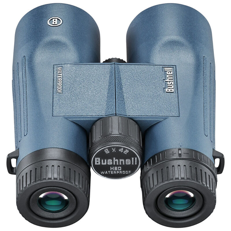 Bushnell 8x42mm H2O Binocular - Dark Blue WP-FP Twist Up Eyecups