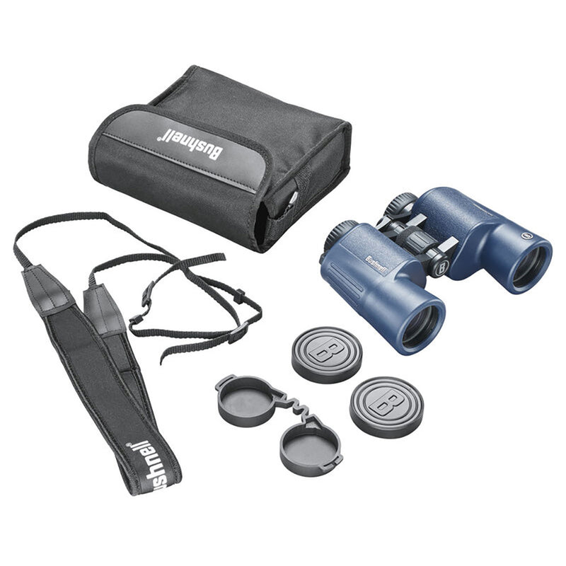 Bushnell 12x42mm H2O Binocular - Dark Blue Porro WP-FP Twist Up Eyecups