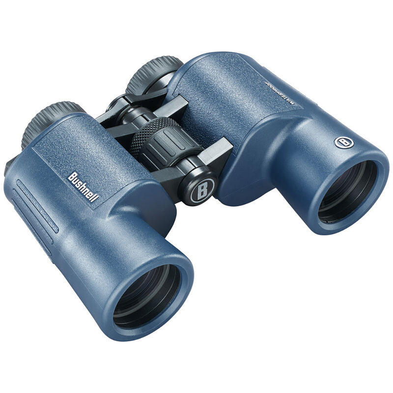 Bushnell 12x42mm H2O Binocular - Dark Blue Porro WP-FP Twist Up Eyecups