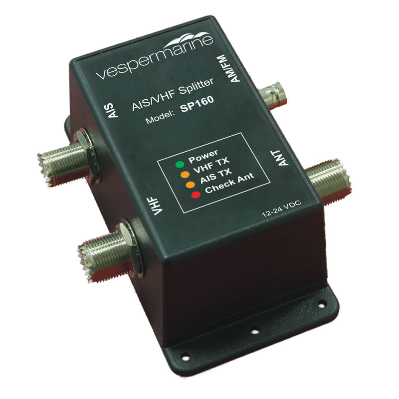 Vesper Amplified AIS-VHF-FM Antenna Splitter w-Signal Gain