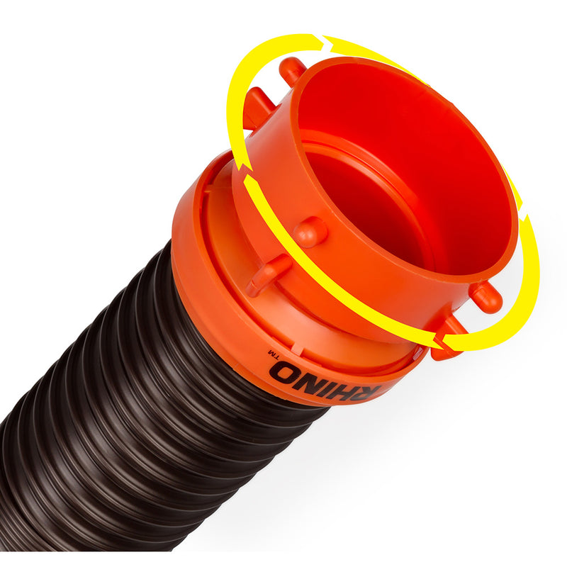 Camco RhinoFLEX 5' Sewer Hose Extension w-Swivel Bayonet & Lug