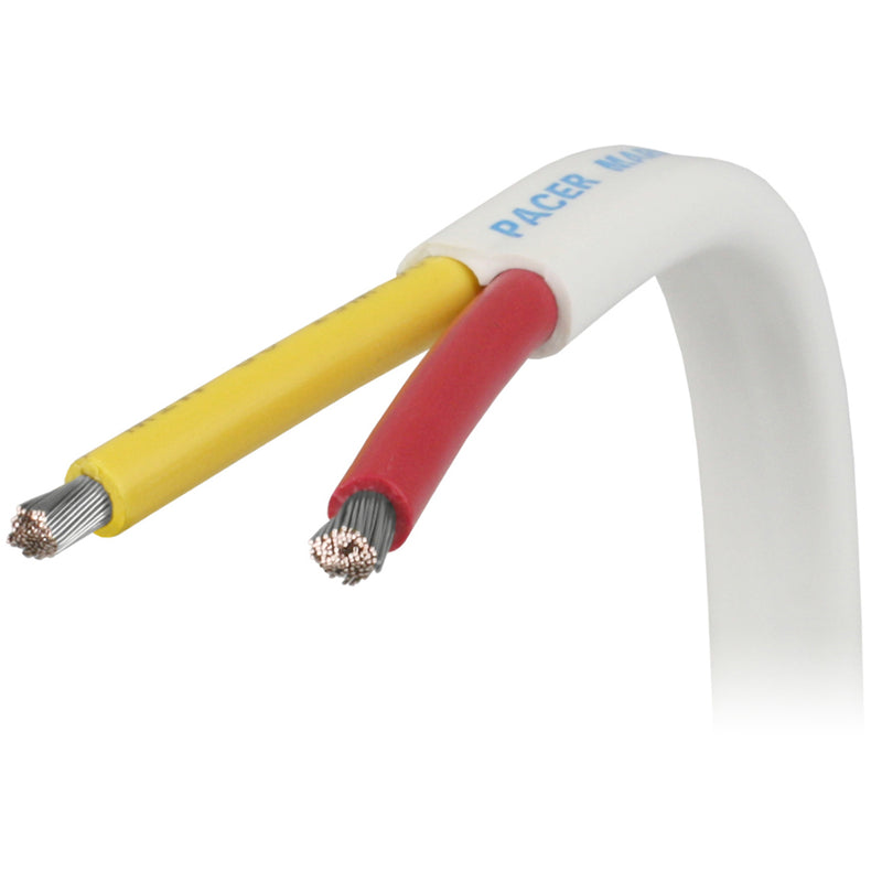 Pacer 16-2 AWG Safety Duplex Cable - Red-Yellow - 100'