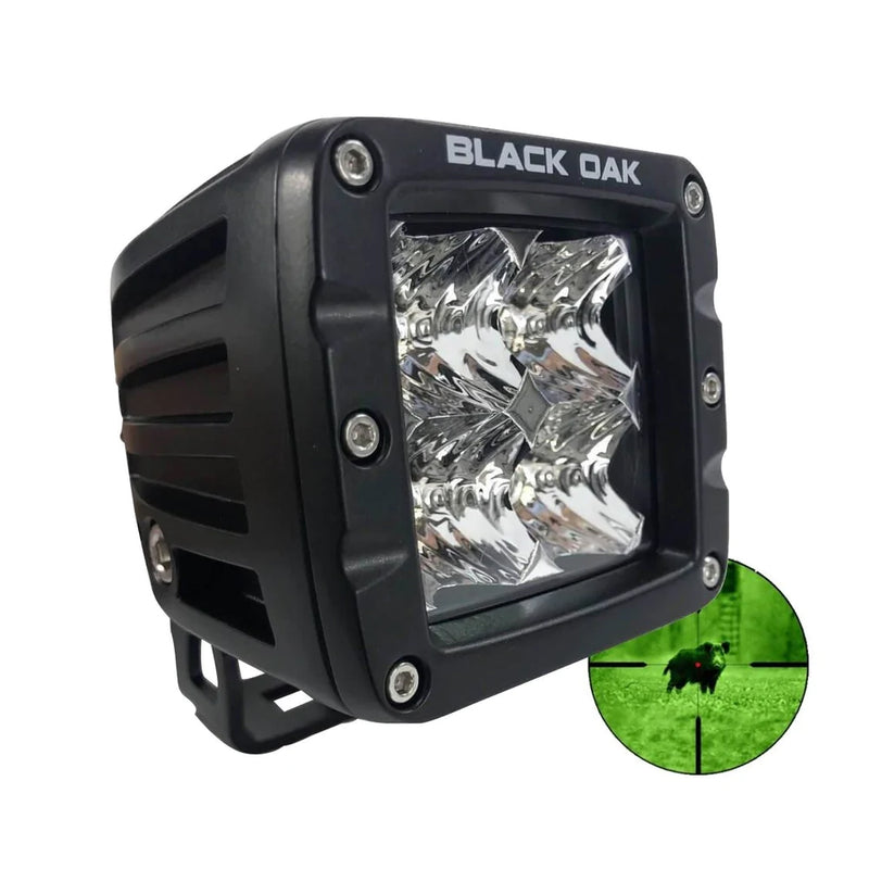 Black Oak Pro Series Infrared 2" 940nm Flood POD Light - Black