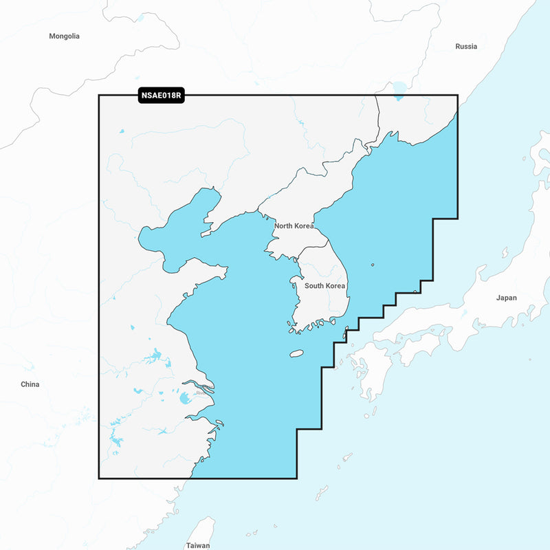 Garmin Navionics+ NSAE018R - Yellow Sea - Marine Chart